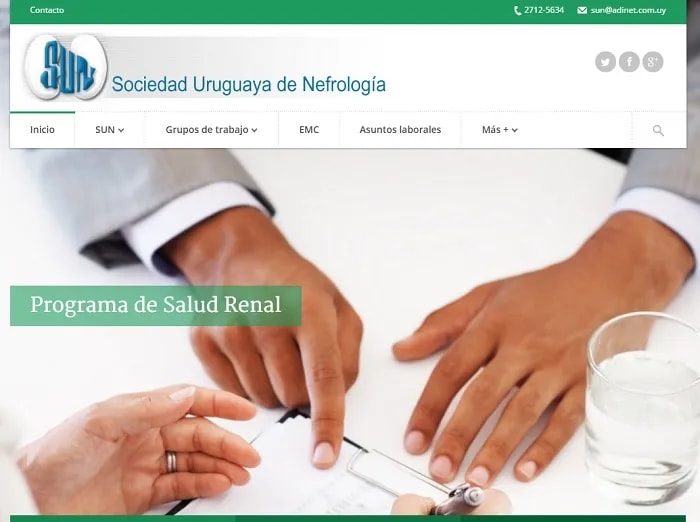 Screenshot of SUN project